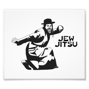 Impression photo Jew Jitsu   Cadeaux Juifs Bar Mit