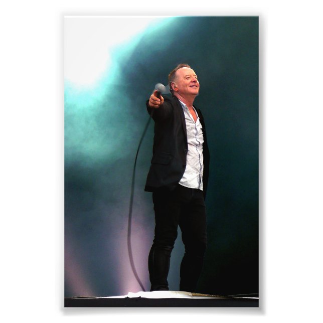Impression Photo Jim Kerr Simple Minds Live Concert (Devant)