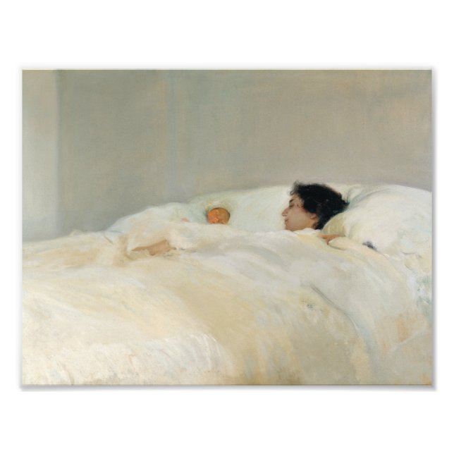 Impression Photo Joaquin Sorolla - Mère (Devant)