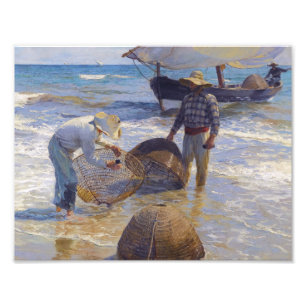 Impression Photo Joaquin Sorolla - Pêcheur valencien