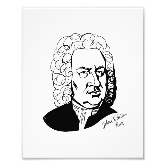 Impression Photo Johann Sebastian Bach (Devant)