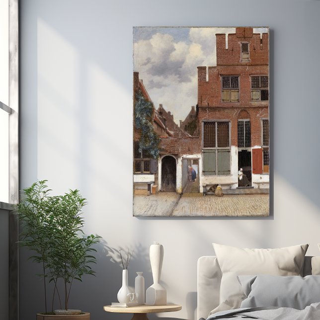 Impression Photo Johannes Vermeer, Vue Des Maisons À Delft (Créateur téléchargé)