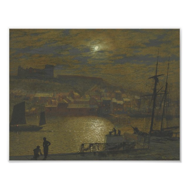 Impression Photo John Atkinson Grimshaw - Whitby de Scotch Head (Devant)