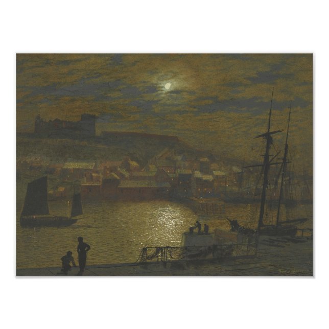 Impression Photo John Atkinson Grimshaw - Whitby de Scotch Head (Devant)