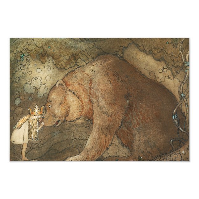 Impression Photo John Bauer - Pauvre petite base (Devant)
