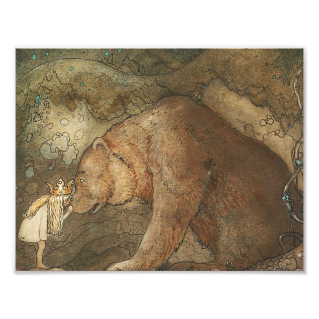 Impression Photo John Bauer - Pauvre petite base (Devant)
