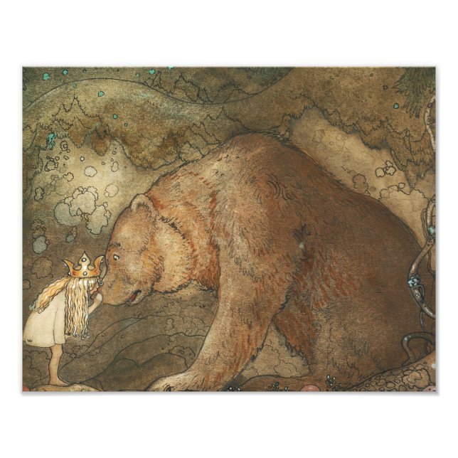 Impression Photo John Bauer - Pauvre petite base (Devant)