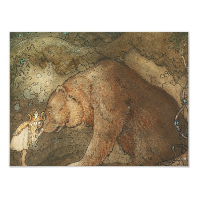 Impression Photo John Bauer - Pauvre petite base (Devant)