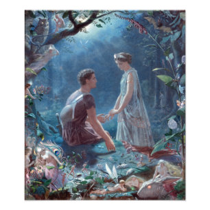 Impression Photo John Simmons Hermia et Lysander Une nuit d'été