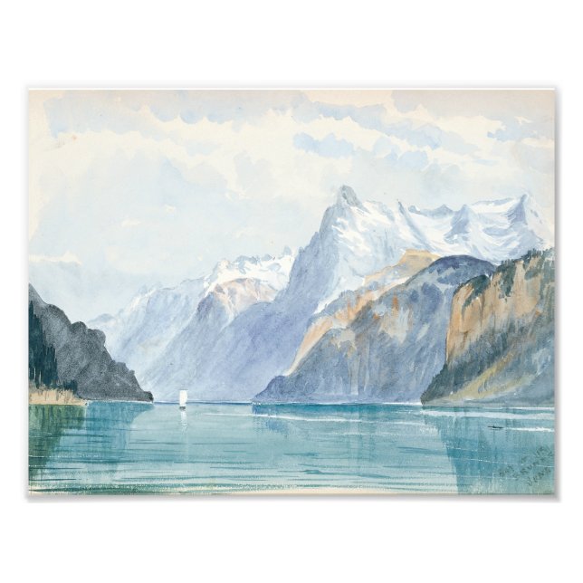 Impression Photo John Singer Sargent - Baie d'Uri, Brunnen (Devant)