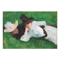 John Singer Sargent - Deux filles sur une pelouse