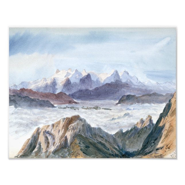 Impression Photo John Singer Sargent - Iselle du Mont Pilatus (Devant)