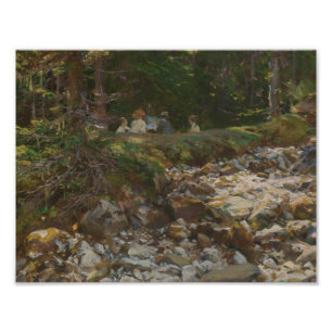 Impression Photo John Singer Sargent - Le Maître et ses élèves