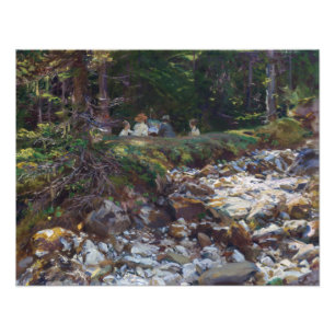 Impression Photo John Singer Sargent Le Maître et ses Élèves Post