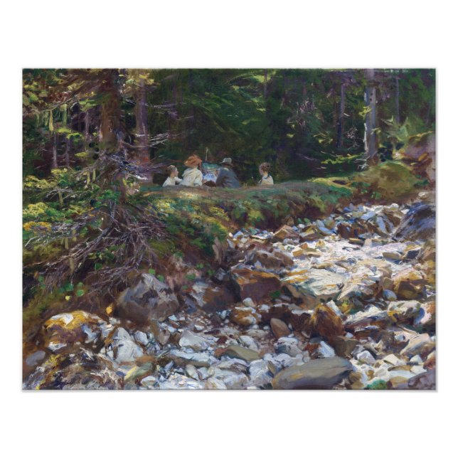 Impression Photo John Singer Sargent Le Master et ses élèves Post (Devant)