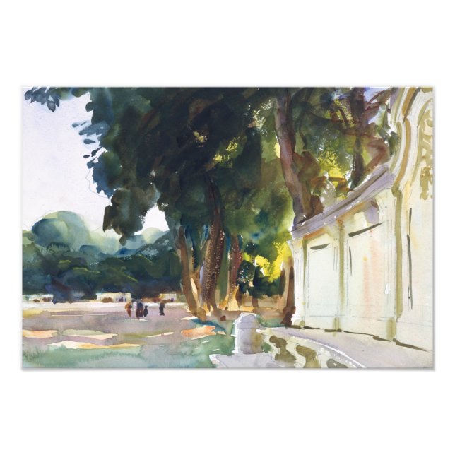 Impression Photo John Singer Sargent - Le midi espagnol, Aranjuez (Devant)