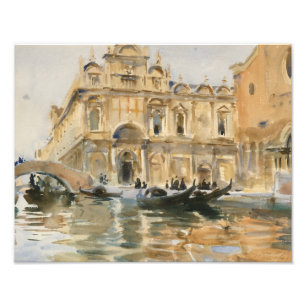 Impression Photo John Singer Sargent - Rio dei Mendicanti, Venice