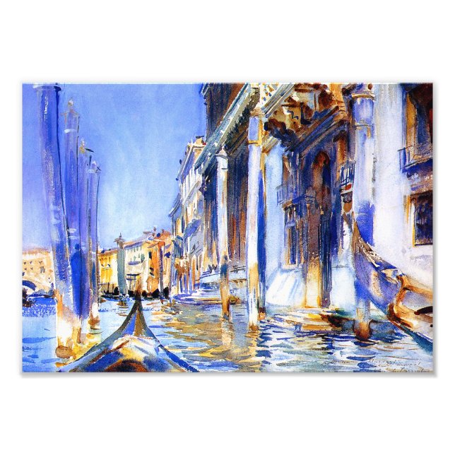 Impression Photo John Singer Sargent Rio dell’Angelo Venice Imprime (Devant)