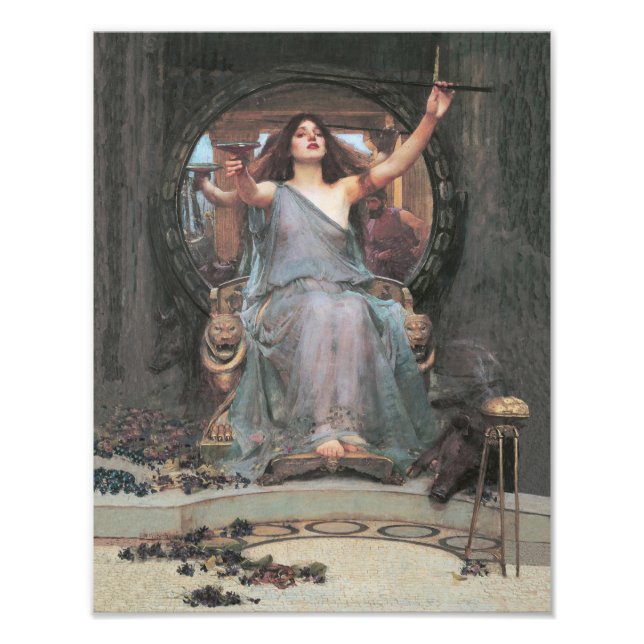 Impression Photo John William Waterhouse "Circle Offering the Cup" (Devant)