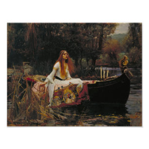 Impression Photo John William Waterhouse - La Dame de Shalott