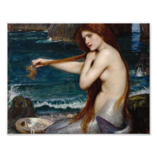 Impression Photo John William Waterhouse Mermaid