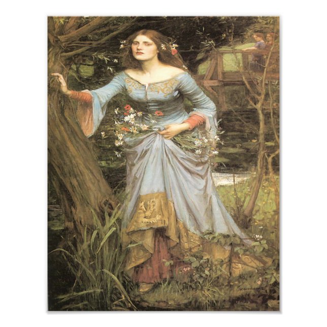 Impression Photo John William Waterhouse "Ophelia" Imprimer (Devant)