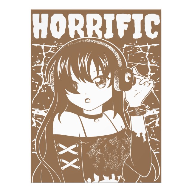 Impression Photo Jolie fille d'anime  (Devant)