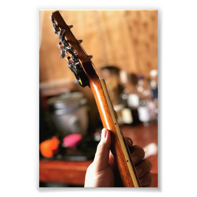 Impression Photo Jolie guitare acoustique (Devant)