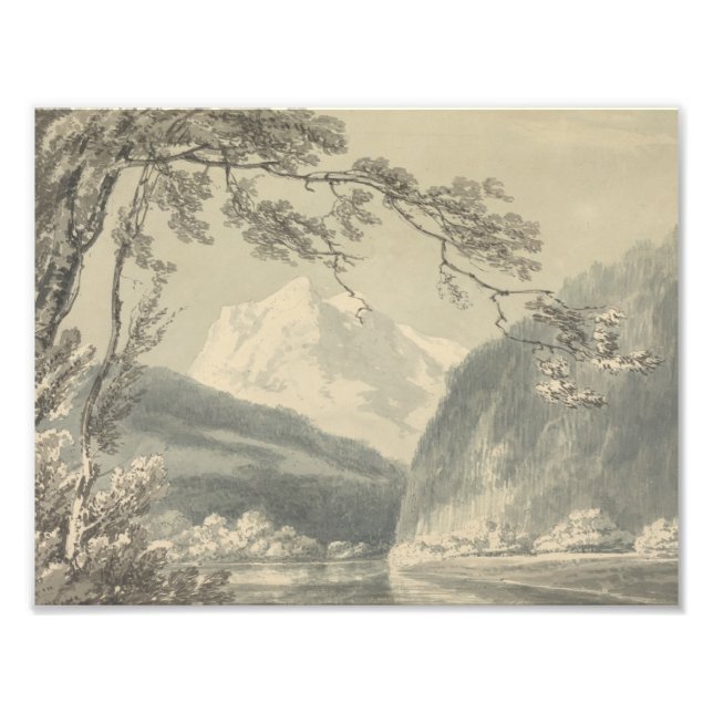 Impression Photo Joseph Mallord William Turner - Près de Grindelwal (Devant)