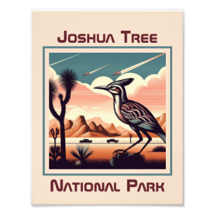 Impression Photo Joshua Tree National Park Retro Souvenir Cadeau