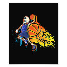 Jouer hard Retro Slam Dunk Skull Basketball