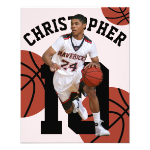 Impression Photo Joueur de basketball
