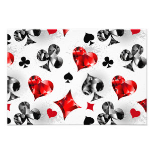 Impression Photo Joueur de poker Joueur de cartes de jouer costumes