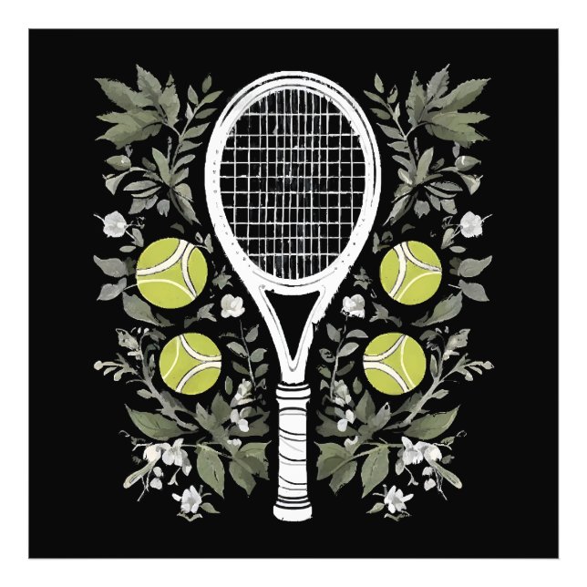 Impression Photo Joueuse de tennis (Devant)