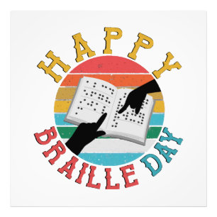 Impression Photo Joyeuse Journée Braille
