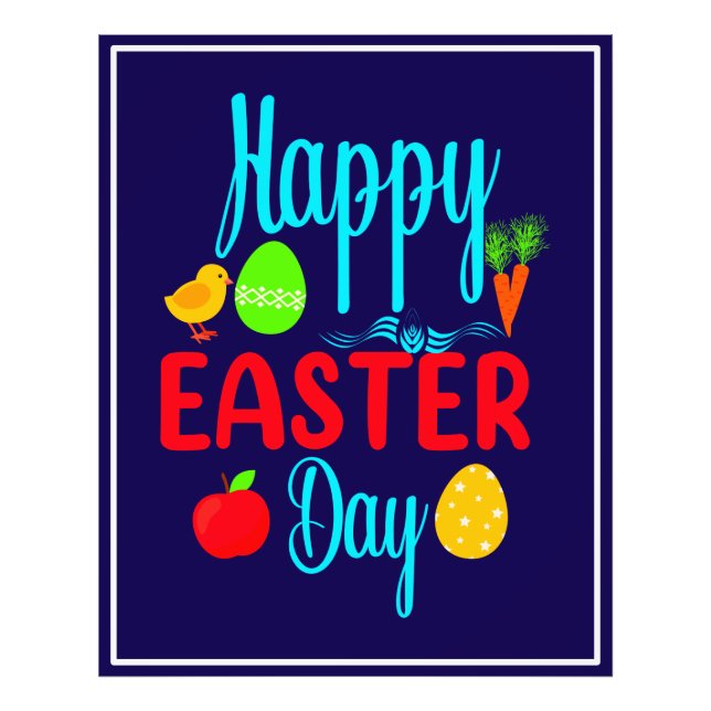 Impression Photo Joyeux Jour de Pâques-62351 (Devant)