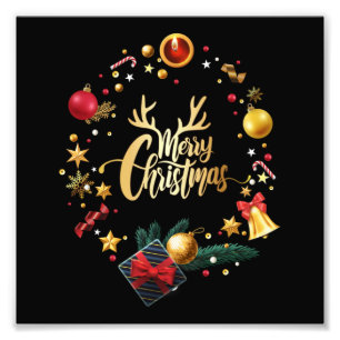 Impression Photo joyeux noël.