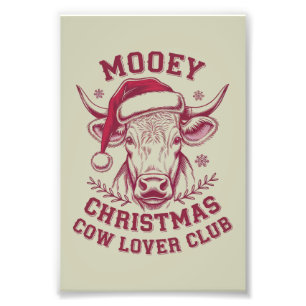 Impression Photo Joyeux Noël Club Occidental Amateur de Vaches Sais