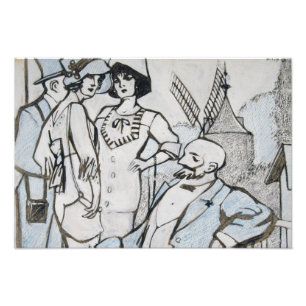 Impression Photo Juan Gris - Aux cours des Longchamps