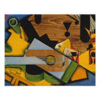 Juan Gris - La vie morte avec une guitare
