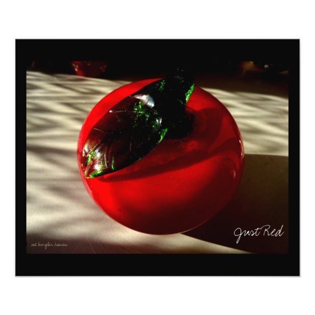 Impression Photo Juste rouge (Devant)