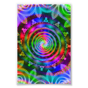 Impression Photo Kaleidoscope Lumineux
