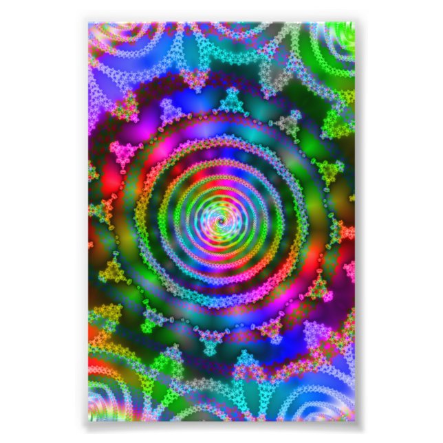 Impression Photo Kaleidoscope Lumineux (Devant)