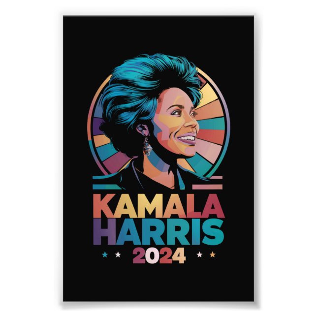 Impression Photo Kamala Harris 2024 Vote Président Kamala Election (Devant)