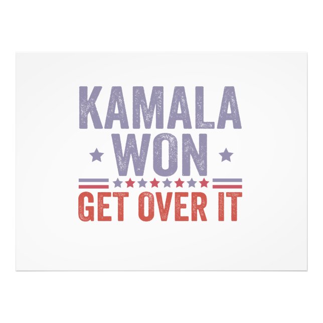 Impression Photo Kamala Won Get Over the Harris Walz Election (Devant)