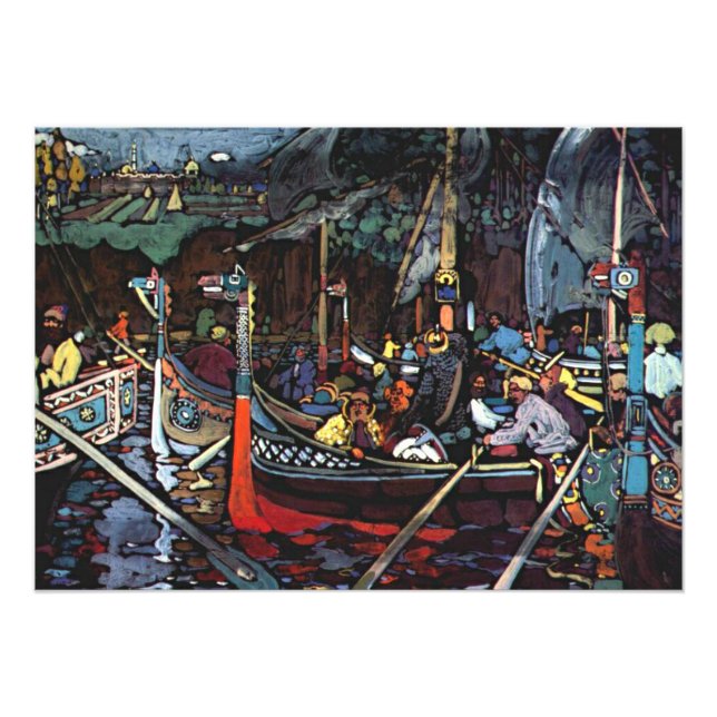 Impression Photo Kandinsky - Chant de la Volga, (Devant)