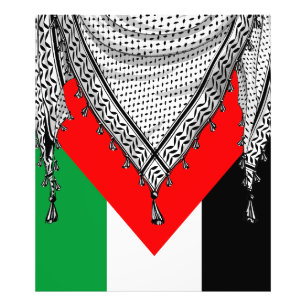Impression Photo Keffiyeh Écharpe palestinienne tissu traditionnel