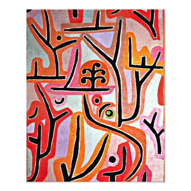 Impression Photo Klee - Park Bei Lu, art abstrait (Devant)