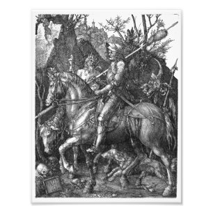 Impression Photo Knight Death Devil Albrecht Durer gravure art p