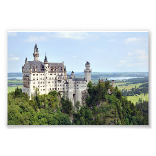 Impression Photo La Bavière Allemagne de Neuschwanstein de châtea